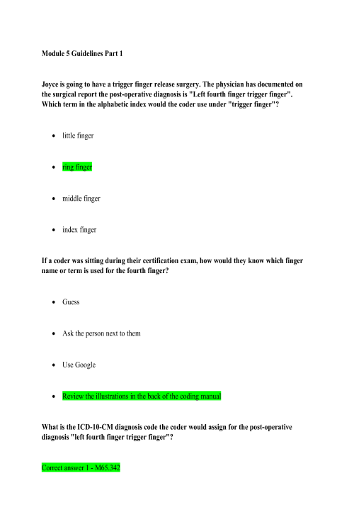 HIT 205 Module 5 Guidelines Part 1